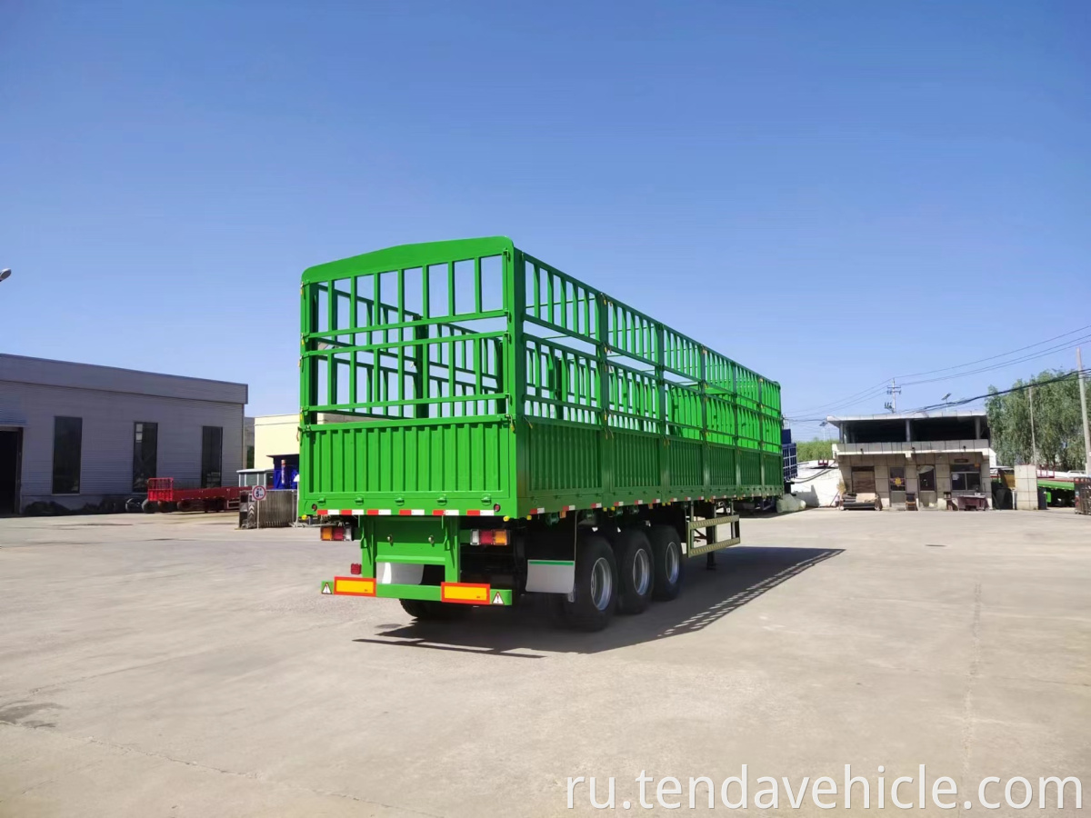 3 Axles Fence Semi Trailer